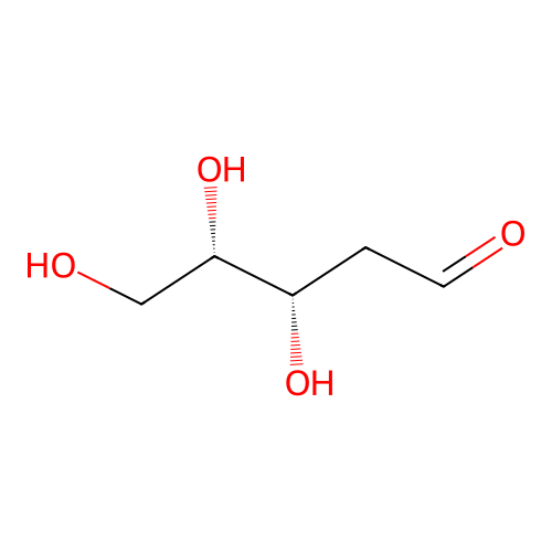 (3S,4S)-3,4,5-trihydroxypentanal structure