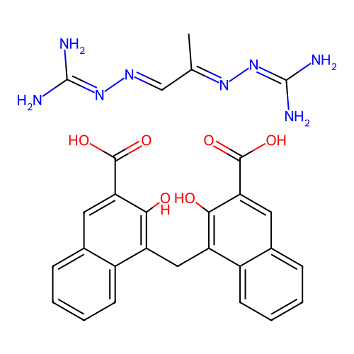 Methyl-GAG pamoate structure