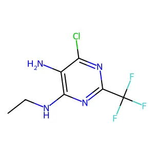6-Chloro-n4-ethyl-2-(trifluoromethyl)pyrimidine-4,5-diamine structure