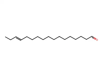 (14E)-heptadec-14-enal structure