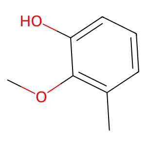 2-甲氧基-3-甲基苯酚 structure