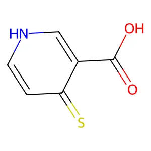 4-Mercaptopyridine-3-carboxylic acid structure