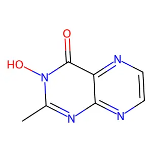 3-Hydroxy-2-methyl-4(3H)-pteridinone structure