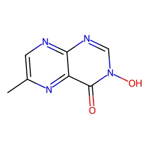 3-Hydroxy-6-methyl-4(3H)-pteridinone structure