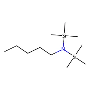 1-Pentanamine, bis-TMS structure