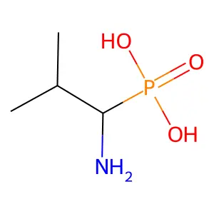 1-Amino-2-methylpropylphosphonic acid structure