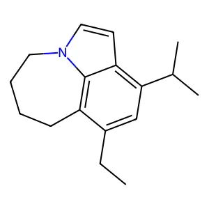 8-Ethyl-10-isopropyl-4,5,6,7-tetrahydroazepino[3,2,1-hi]indole structure