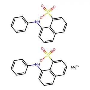 8-(苯氨基)-1-萘磺酸镁盐(2:1) structure