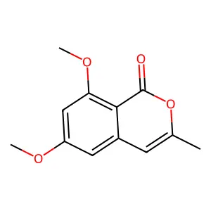 6,8-dimethoxy-3-methyl-1H-isochromen-1-one structure