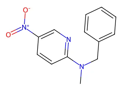 N-benzyl-N-methyl-5-nitropyridin-2-amine structure