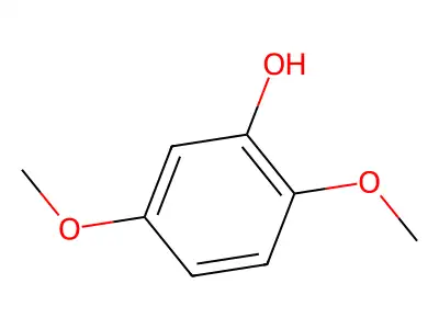 2,5-Dimethoxyphenol structure