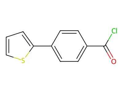 4-(2-Thienyl)Benzoyl Chloride structure