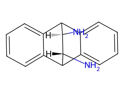 (11R,12R)-9,10-Dihydro-9,10-ethanoanthracene-11,12-diamine structure