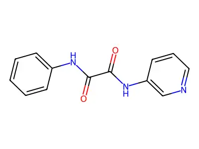 N-phenyl-N'-pyridin-3-yloxamide structure