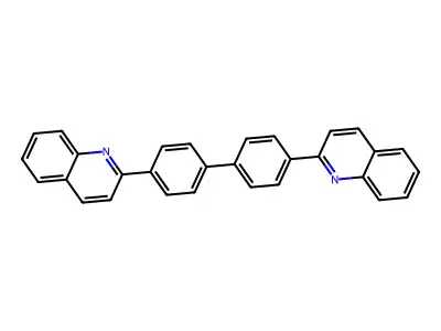 4,4'-Bis(2-quinolyl)biphenyl structure