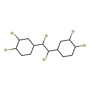 1,1'-(1,2-二溴-1,2-亚乙基)双[3,4-二溴环己烷] structure