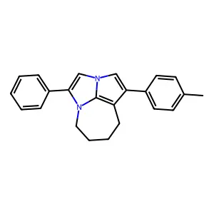 4-Phenyl-1-p-tolyl-5,6,7,8-tetrahydro-2a,4a-diaza-cyclopenta[cd]azulene structure