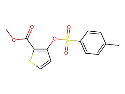 Methyl 3-(tosyloxy)thiophene-2-carboxylate structure