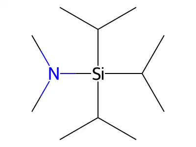 N,N-Dimethyltriisopropylsilylamine structure