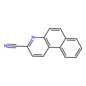 苯并[f]喹啉-3-甲腈 structure