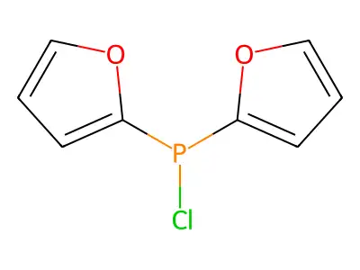 Chlorodi(2-furyl)phosphine structure