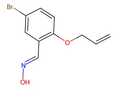 5-Bromo-2-allyloxybenzaldoxime structure