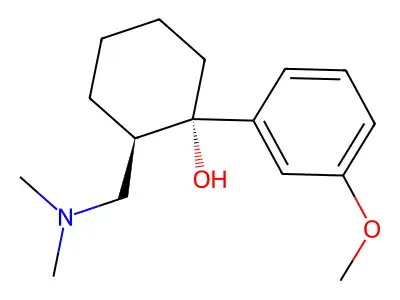(-)-(S,S)-trans-Tramadol structure