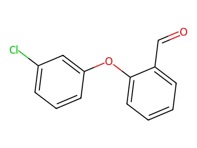 2-(3-Chlorophenoxy)benzaldehyde structure
