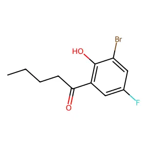 1-(3-Bromo-5-fluoro-2-hydroxyphenyl)pentan-1-one structure
