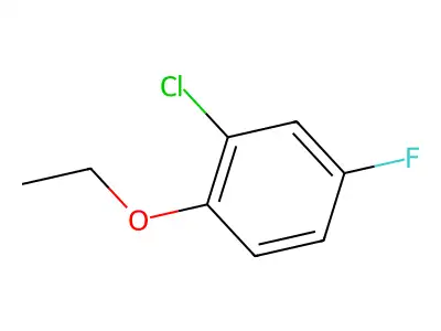 2-Chloro-4-fluorophenetole structure
