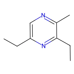 3,5-Diethyl-2-methylpyrazine structure
