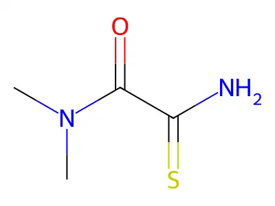 N,N-Dimethyl-2-thiooxamide structure