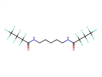 N,N'-bis(Perfluorobutanoyl)1,5-pentanediamine structure