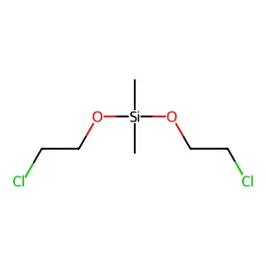 双(2-氯乙氧基)二甲基硅烷 structure