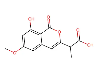 Isocoumarin NM-3 structure
