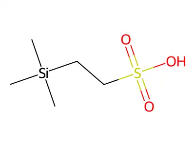 2-(Trimethylsilyl)ethane-1-sulfonic acid structure