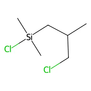 氯(3-氯-2-甲基丙基)二甲基硅烷 structure