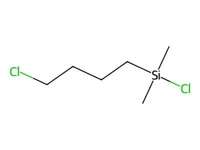 Chloro(4-chlorobutyl)dimethylsilane structure