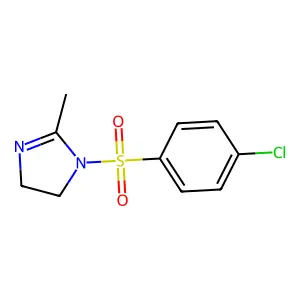 1-[(4-chlorophenyl)sulfonyl]-2-methyl-4,5-dihydro-1H-imidazole structure