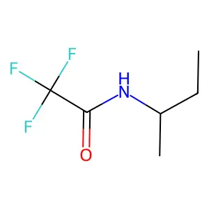 N-butan-2-yl-2,2,2-trifluoroacetamide structure