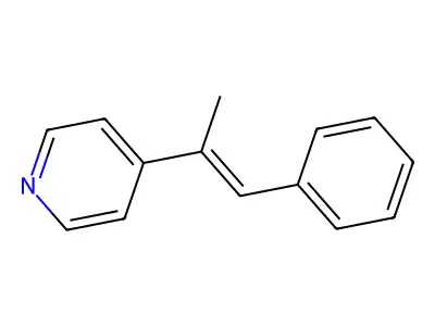 4-(1-Methyl-2-phenylvinyl)pyridine structure
