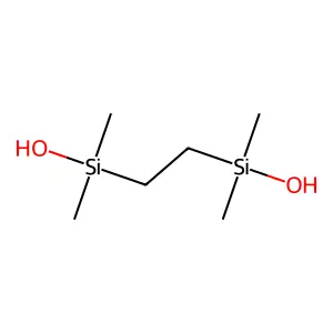 [2-(Hydroxydimethylsilyl)ethyl]dimethylsilanol structure