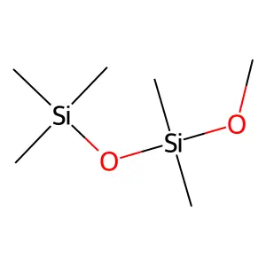 Pentamethylmethoxydisiloxane structure
