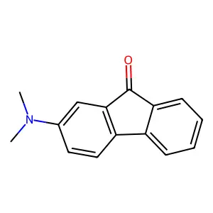 2-Dimethylamino-9-fluorenone structure