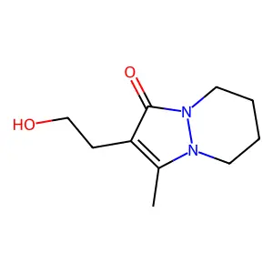 2-(2-Hydroxyethyl)-3-methyl-5,6,7,8-tetrahydro-1H-pyrazolo(1,2-a)pyridazin-1-one structure
