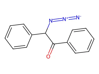 alpha-Azidodeoxybenzoin structure