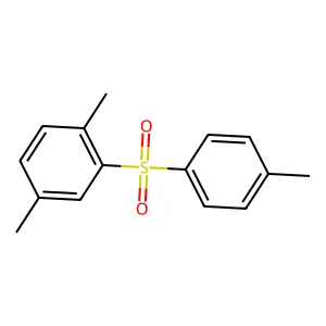 Benzene, 1,4-dimethyl-2-[(4-methylphenyl)sulfonyl]- structure