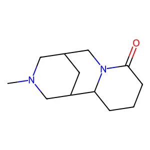Cytisine, tetrahydro-12-methyl- structure