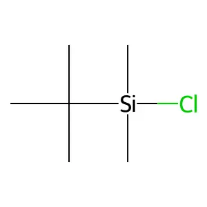叔丁基二甲基氯硅烷 structure