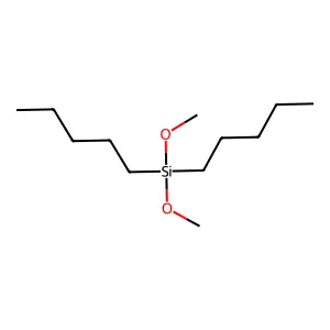 Dimethoxydipentylsilane structure